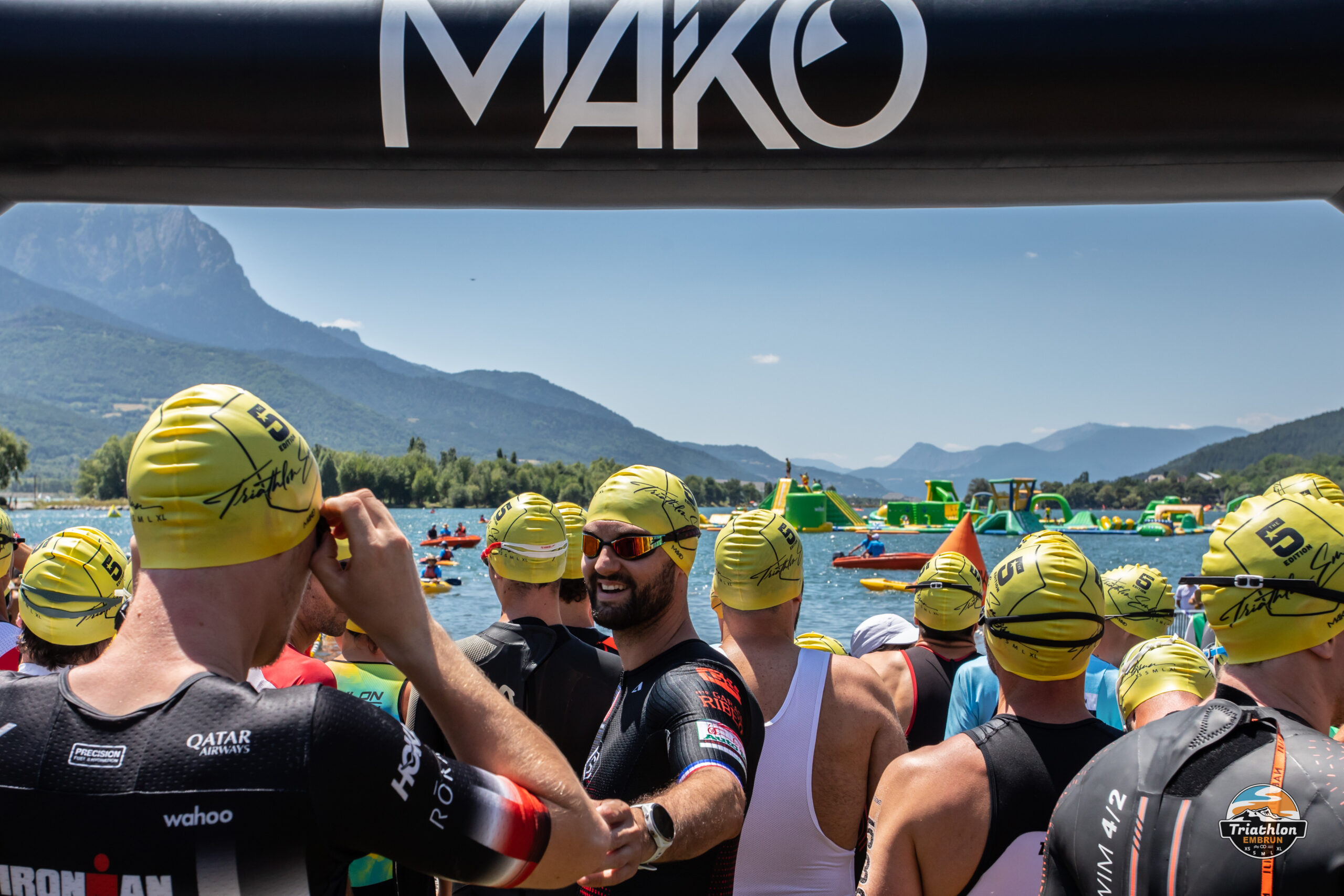 Départ natation - Triathlon XS - Embrun Triathlon
